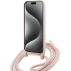 LACOSTE Iphone 15 / 14 / 13 6.1 Light Pink Hardcase Silicone Cord - (LCHCP15SSCCRLP)
