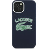 LACOSTE Iphone 15 / 14 / 13 6.1 Navy Blue Hardcase Silicone Cracked Logo Magsafe - (LCHMP15SUCRV)