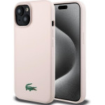LACOSTE Iphone 15 / 14 / 13 6.1 Pink Hardcase Silicone Magsafe - (LCHMP15SSLOI)