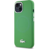 LACOSTE Iphone 15 6.1 Estragon Hardcase Silicone Croco Logo Magsafe - (LCHMP15SSMAN)