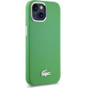 LACOSTE Iphone 15 6.1 Estragon Hardcase Silicone Croco Logo Magsafe - (LCHMP15SSMAN)