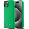 LACOSTE Iphone 15 Plus / 14 Plus 6.7 zielony/Green Hardcase Silicone Magsafe - (LCHMP15MSLON)