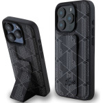 LACOSTE Iphone 15 Pro 6,1 Black Hardcase Grip Stand Mono - (LCHCP15LGSPBSK)