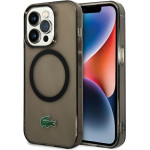 LACOSTE Iphone 15 Pro 6.1 Black Hardcase With Transparent Design And Magsafe - (LCHMP15LULOK)