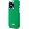 LACOSTE Iphone 15 Pro 6.1 Estragon Hardcase Silicone Croco Logo Magsafe - (LCHMP15LSMAN)