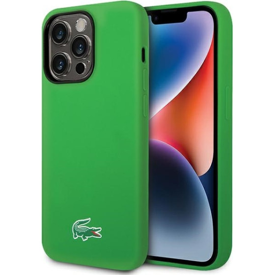LACOSTE Iphone 15 Pro 6.1 Green Hardcase With Silicone And Magsafe - (LCHMP15LSLON)