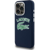 LACOSTE Iphone 15 Pro 6.1 Navy Blue Hardcase Silicone Cracked Logo Magsafe - (LCHMP15LUCRV)