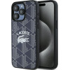 LACOSTE Iphone 15 Pro 6.1 Navy Hardcase Monogram Vintage Logo Magsafe - (LCHMP15LPIGV)