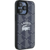LACOSTE Iphone 15 Pro 6.1 Navy Hardcase Monogram Vintage Logo Magsafe - (LCHMP15LPIGV)