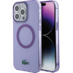 LACOSTE Iphone 15 Pro 6.1 Purple Hardcase Transparent Magsafe - (LCHMP15LULOU)