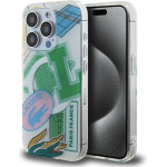 LACOSTE Iphone 15 Pro 6.1 zielony/Green Hardcase Double Layer Patch Magsafe - (LCHMP15LUPAN)