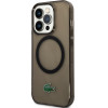 LACOSTE Iphone 15 Pro Max 6.7 Black Hardcase With Transparent Design And Magsafe - (LCHMP15XULOK)
