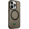 LACOSTE Iphone 15 Pro Max 6.7 Black Hardcase With Transparent Design And Magsafe - (LCHMP15XULOK)