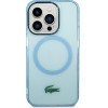 LACOSTE Iphone 15 Pro Max 6.7 Blue Hardcase Transparent Magsafe - (LCHMP15XULOLB)