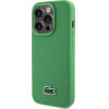 LACOSTE Iphone 15 Pro Max 6.7 Green Hardcase With Iconic Petit Pique Design And Magsaf - (LCHMP15XPVCN)