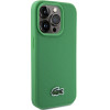LACOSTE Iphone 15 Pro Max 6.7 Green Hardcase With Iconic Petit Pique Design And Magsaf - (LCHMP15XPVCN)