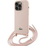 LACOSTE Iphone 15 Pro Max 6.7 Light Pink Hardcase Silicone Cord - (LCHCP15XSCCRLP)