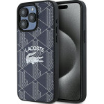 LACOSTE Iphone 15 Pro Max 6.7 Navy Hardcase Monogram Vintage Logo Magsafe - (LCHMP15XPIGV)
