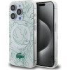 LACOSTE Iphone 15 Pro Max 6.7 White Hardcase Double Layer Repeat Magsafe - (LCHMP15XUREH)