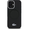 LACOSTE Iphone 16 6.1 czarny/Black Hardcase Silicone Croco Logo Magsafe - (LCHMP16SSMAK)