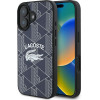 LACOSTE Iphone 16 6.1 granatowy/Navy Hardcase Monogram Vintage Logo Magsafe - (LCHMP16SPIGV)