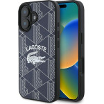LACOSTE Iphone 16 6.1 granatowy/Navy Hardcase Monogram Vintage Logo Magsafe - (LCHMP16SPIGV)