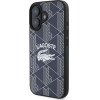 LACOSTE Iphone 16 6.1 granatowy/Navy Hardcase Monogram Vintage Logo Magsafe - (LCHMP16SPIGV)