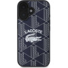 LACOSTE Iphone 16 6.1 granatowy/Navy Hardcase Monogram Vintage Logo Magsafe - (LCHMP16SPIGV)