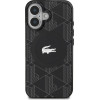 LACOSTE Iphone 16 Plus 6.7 Black Hardcase Iml Blend Monogram Magsafe - (LCHMP16MUBSK)