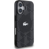 LACOSTE Iphone 16 Plus 6.7 Black Hardcase Iml Blend Monogram Magsafe - (LCHMP16MUBSK)