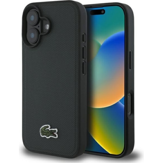 LACOSTE Iphone 16 Plus 6.7 Green Hardcase Iconic Petit Pique - (LCHMP16MPVCE)