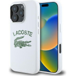 LACOSTE Iphone 16 Pro 6.3 Farine Hardcase Silicone Cracked Logo Magsafe - (LCHMP16LUCRH)