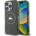 LACOSTE Iphone 16 Pro 6.3 Khaki Hardcase Iml Blend Monogram Magsafe - (LCHMP16LUBSB)