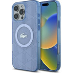 LACOSTE Iphone 16 Pro 6.3 Light Blue Hardcase Iml Blend Monogram Mag - (LCHMP16LUBSLB)
