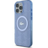 LACOSTE Iphone 16 Pro 6.3 Light Blue Hardcase Iml Blend Monogram Mag - (LCHMP16LUBSLB)
