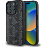 LACOSTE Iphone 16 Pro Max 6.9 Black Hardcase Blend Monogram Magsafe - (LCHMP16XPBSK)