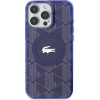 LACOSTE Iphone 16 Pro Max 6.9 Navy Hardcase Iml Blend Monogram Magsafe - (LCHMP16XUBSV)