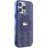 LACOSTE Iphone 16 Pro Max 6.9 Navy Hardcase Iml Blend Monogram Magsafe - (LCHMP16XUBSV)
