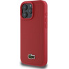 LACOSTE Iphone 16 Pro Max 6.9 Red Hardcase Iconic Petit Pique Magsafe - (LCHMP16XPVCR)