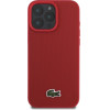 LACOSTE Iphone 16 Pro Max 6.9 Red Hardcase Iconic Petit Pique Magsafe - (LCHMP16XPVCR)