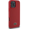 LACOSTE Iphone 16 Pro Max 6.9 Red Hardcase Iconic Petit Pique Magsafe - (LCHMP16XPVCR)