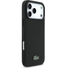 LACOSTE Petit Pique Lacquer Logo Magsafe Case For Iphone 17 Pro Max Black - (LCHMP17XPLAK)