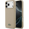 LACOSTE Petit Pique Lacquer Logo Magsafe Case For Iphone 17 Pro Max Taupe - (LCHMP17XPLAT)