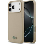 LACOSTE Petit Pique Lacquer Logo Magsafe Case For Iphone 17 Pro Max Taupe - (LCHMP17XPLAT)