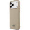 LACOSTE Petit Pique Lacquer Logo Magsafe Case For Iphone 17 Pro Max Taupe - (LCHMP17XPLAT)