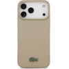 LACOSTE Petit Pique Lacquer Logo Magsafe Case For Iphone 17 Pro Max Taupe - (LCHMP17XPLAT)