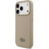 LACOSTE Petit Pique Lacquer Logo Magsafe Case For Iphone 17 Pro Taupe - (LCHMP17LPLAT)