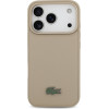 LACOSTE Petit Pique Lacquer Logo Magsafe Case For Iphone 17 Pro Taupe - (LCHMP17LPLAT)