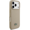 LACOSTE Petit Pique Lacquer Logo Magsafe Case For Iphone 17 Pro Taupe - (LCHMP17LPLAT)