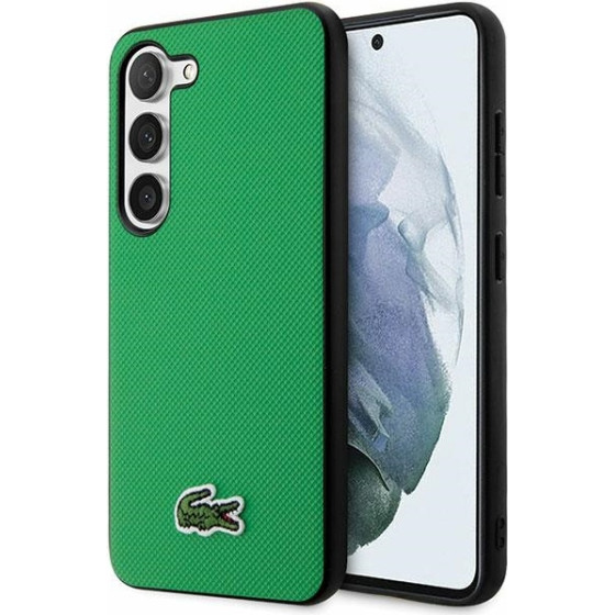 LACOSTE S23+ S916 Green Hardcase With Iconic Petit Pique Pattern - (LCHCS23MPVCN)